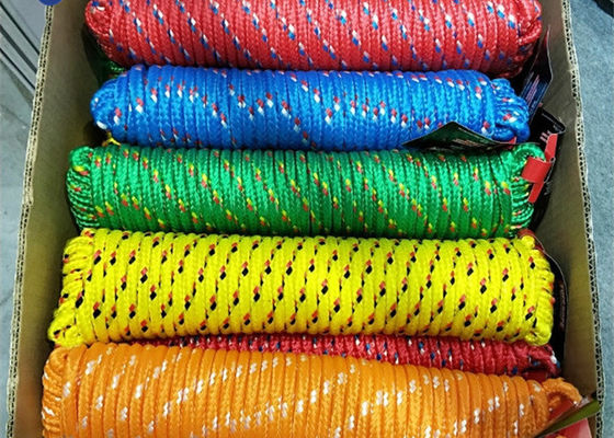 Umsponnenes 16 Strang-Seil-Polypropylen-Nylon-Verpackungs-Seil für Fischindustrie