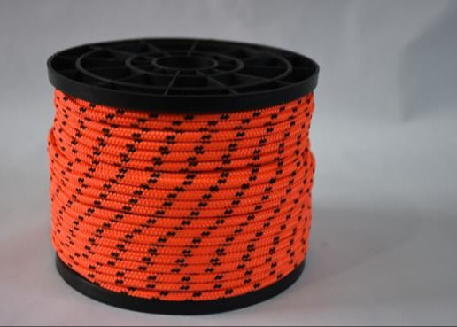 Vielseitiges umsponnenes Polyester-Seil 6 Millimeter 1/4inch 250Ft für Segelschiff